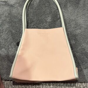 Victoria's Secret Pink and Cream Shoulder Bag